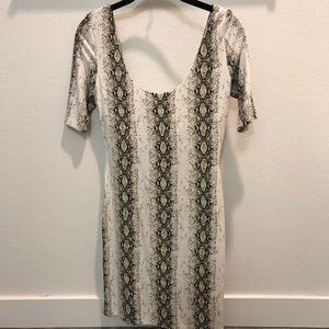 Bebe Snake skin Dress